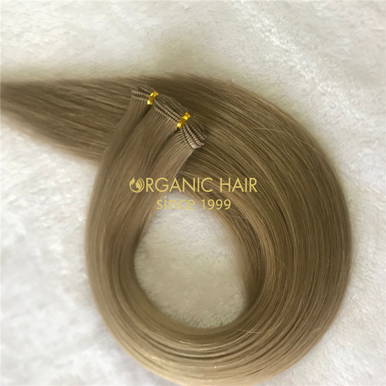 Customzied #9 best quality hand tied wefts A207